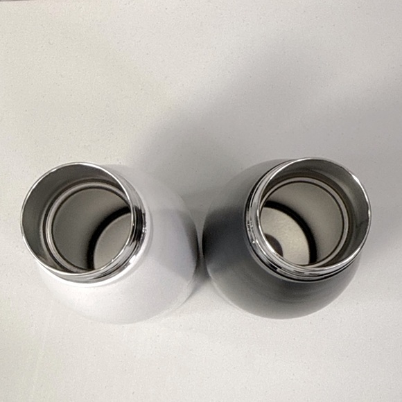 Mr. and Mrs. Insulated Water Bottles - Black and White - Picture 5 of 5